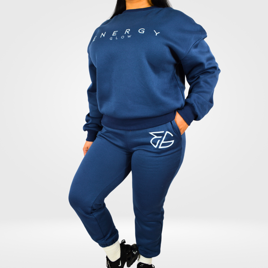 Blue Energy Glow Sweatshirt