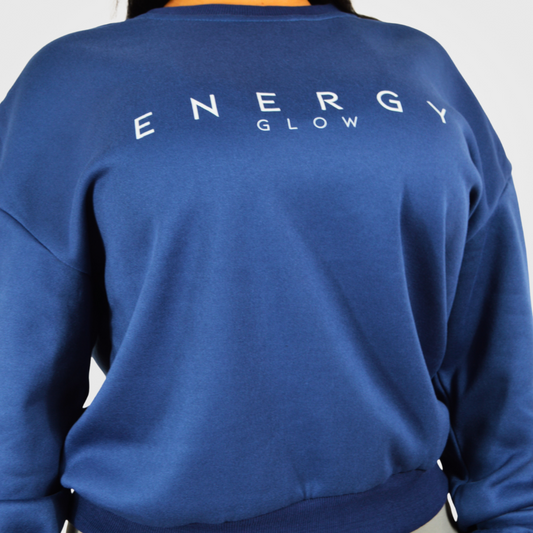 Blue Energy Glow Sweatshirt