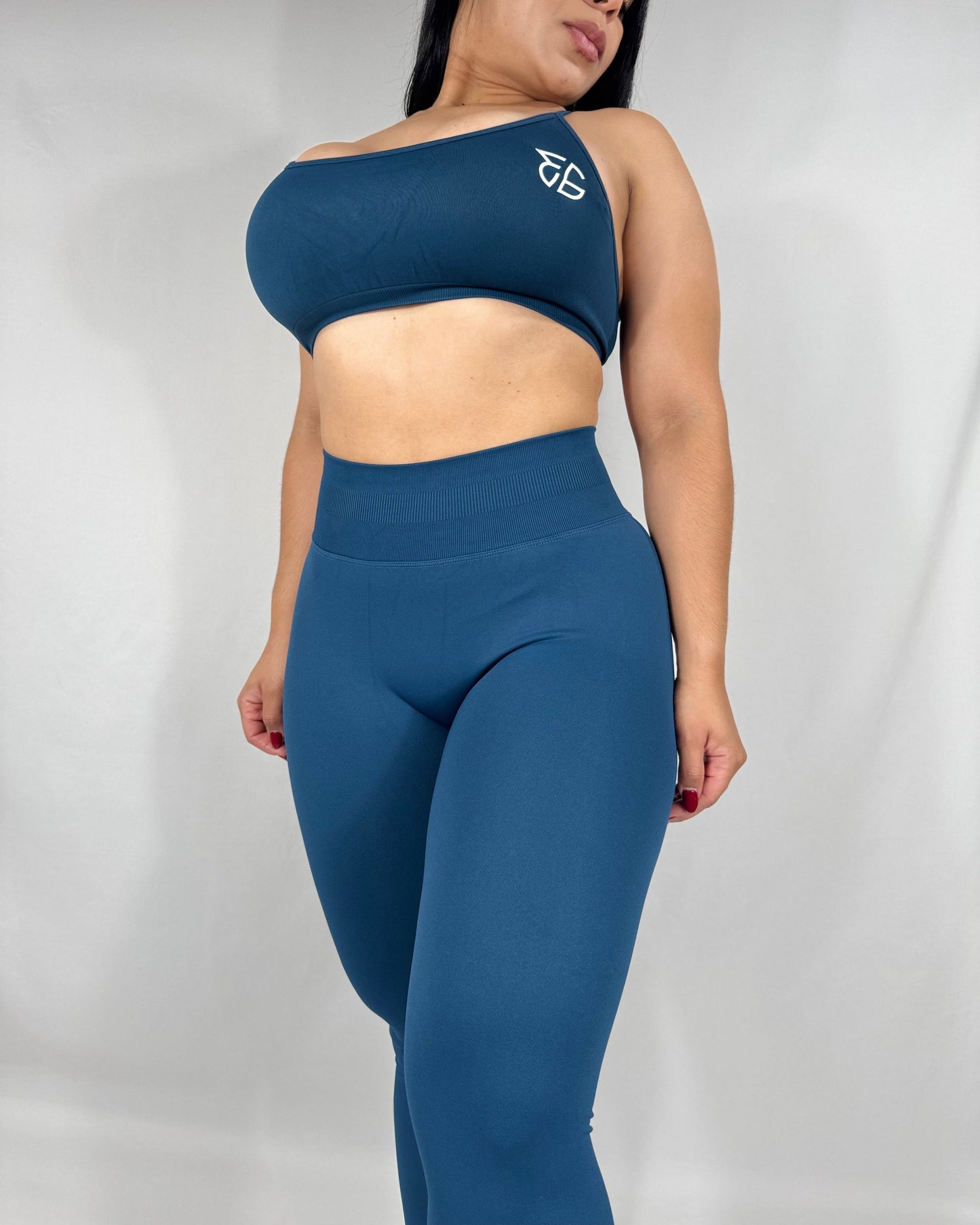 Contour Glow Seamless Leggings- DEEP BLUE